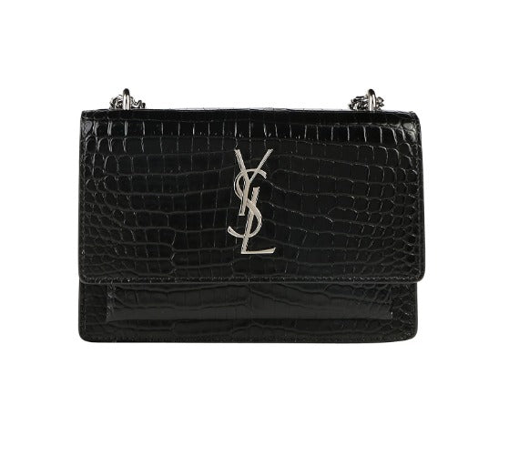 ๐๐๐ ๐๐๐๐๐ Calfskin Crocodile Embossed 23 CM