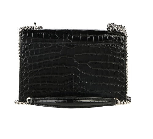 ๐๐๐ ๐๐๐๐๐ Calfskin Crocodile Embossed 23 CM