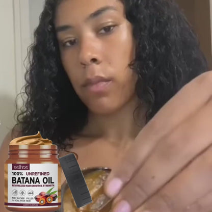 Batana Oil for Hair Growth,120ml Organic Batana Oil,Repairs Damaged Hair,Eliminates Split Ends and Enhances Hair Thickness for Healthier,Thicker